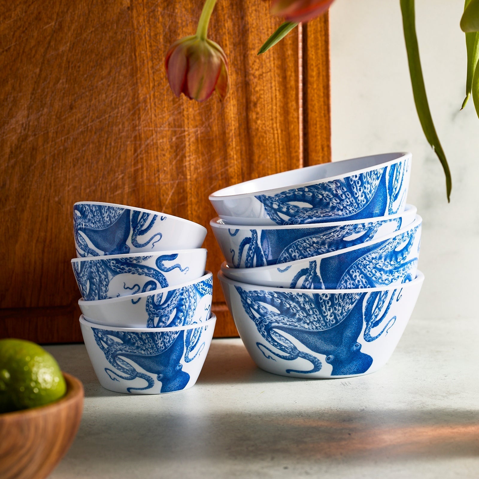  Lucy Melamine Cereal Bowls, Set Of 4