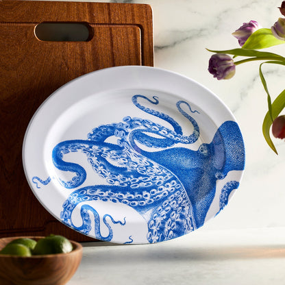  Lucy Melamine Oval Rimmed Platter