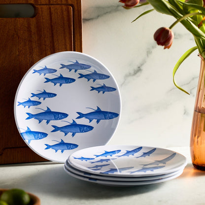  Coastal Dinner Plates Melamine Bundle