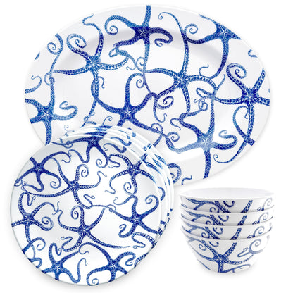  Starfish "Dinner Is Served" Melamine Bundle