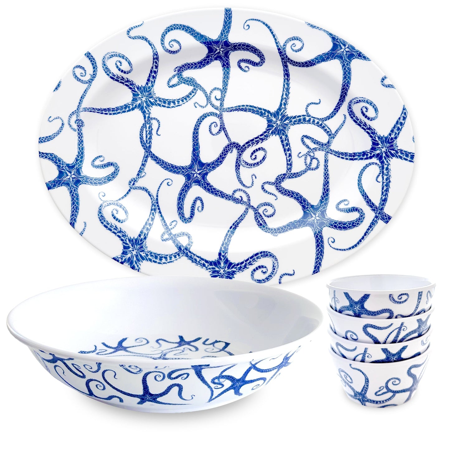  Starfish Entertaining Melamine Bundle
