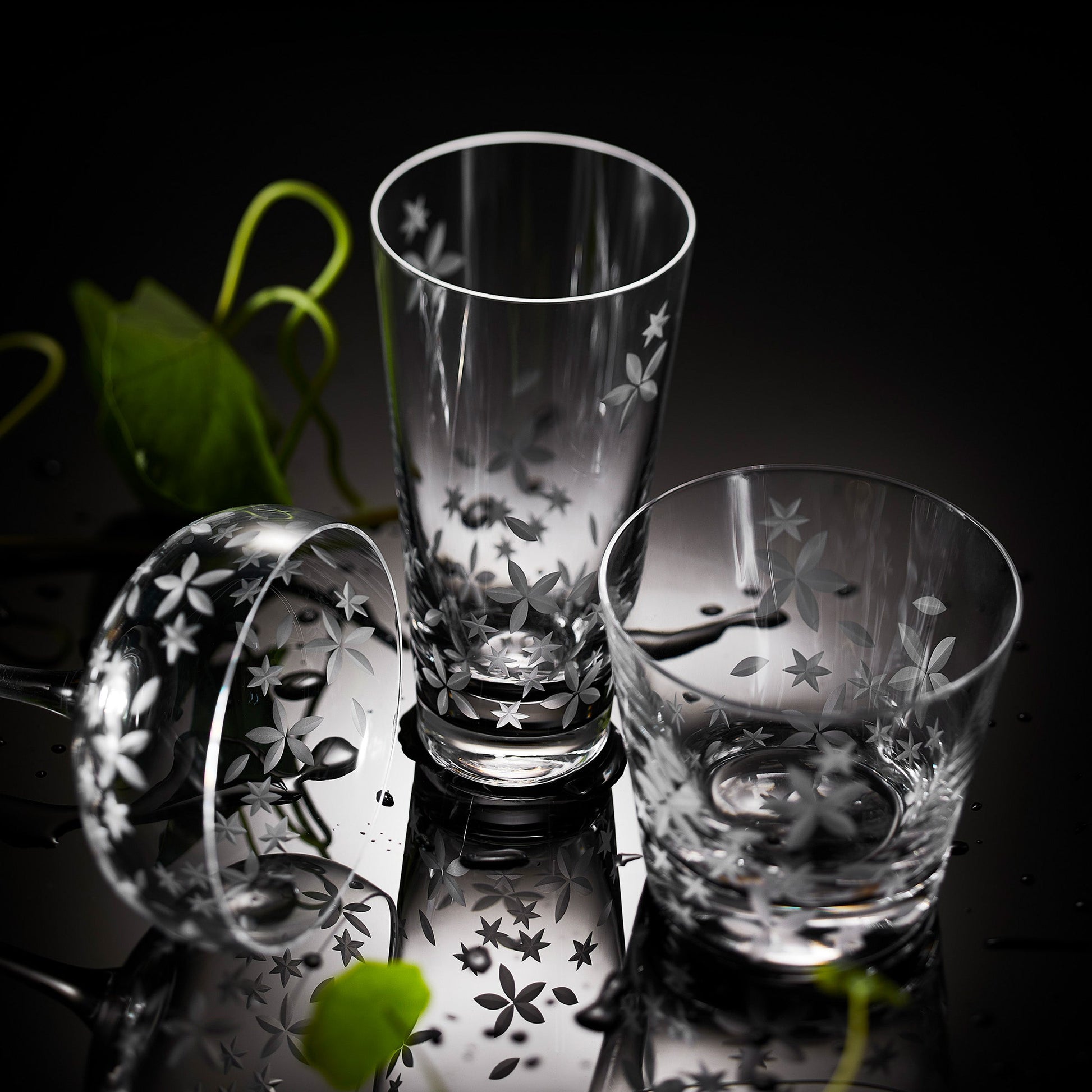  Chatham Bloom Highball Glasses