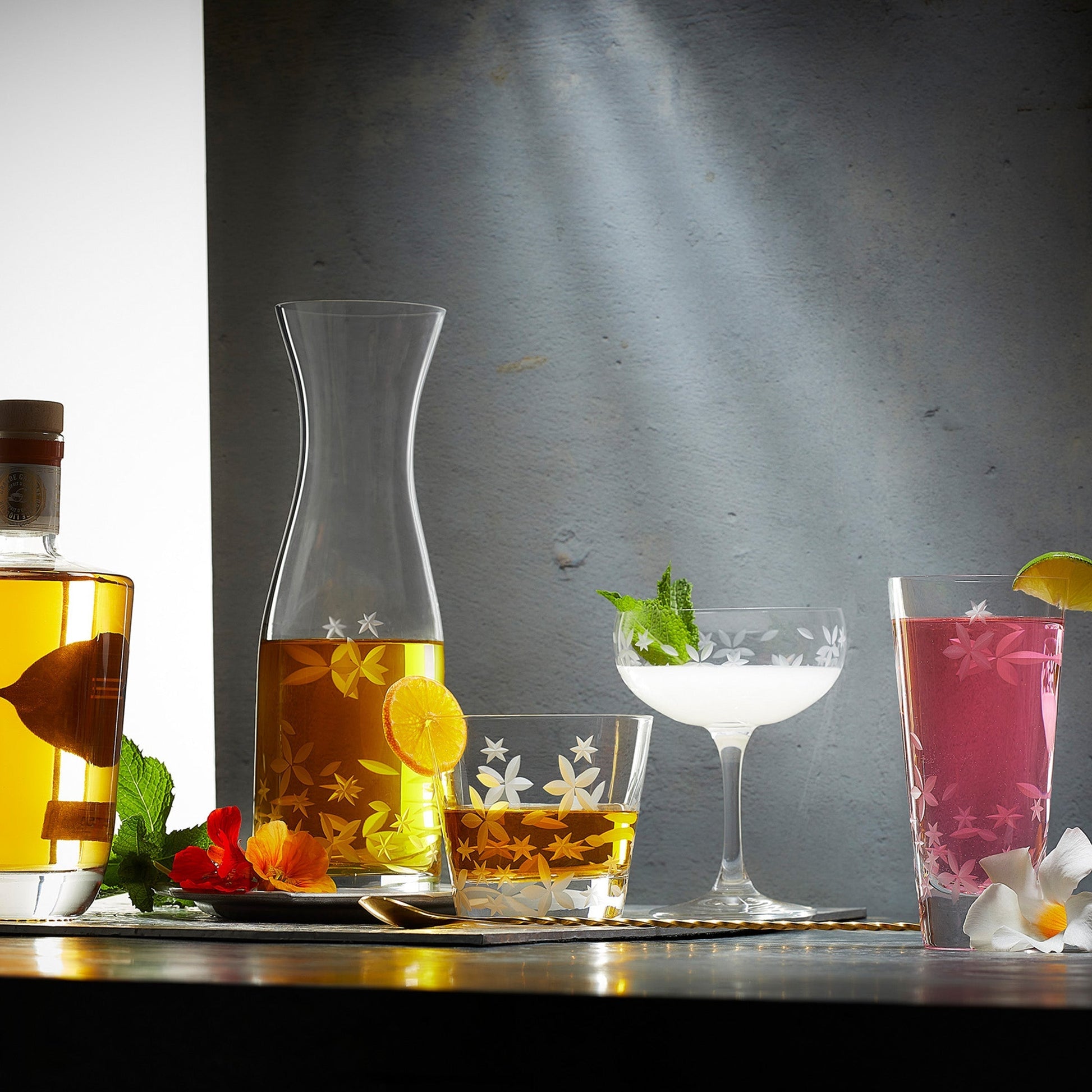  Chatham Bloom Highball Glasses