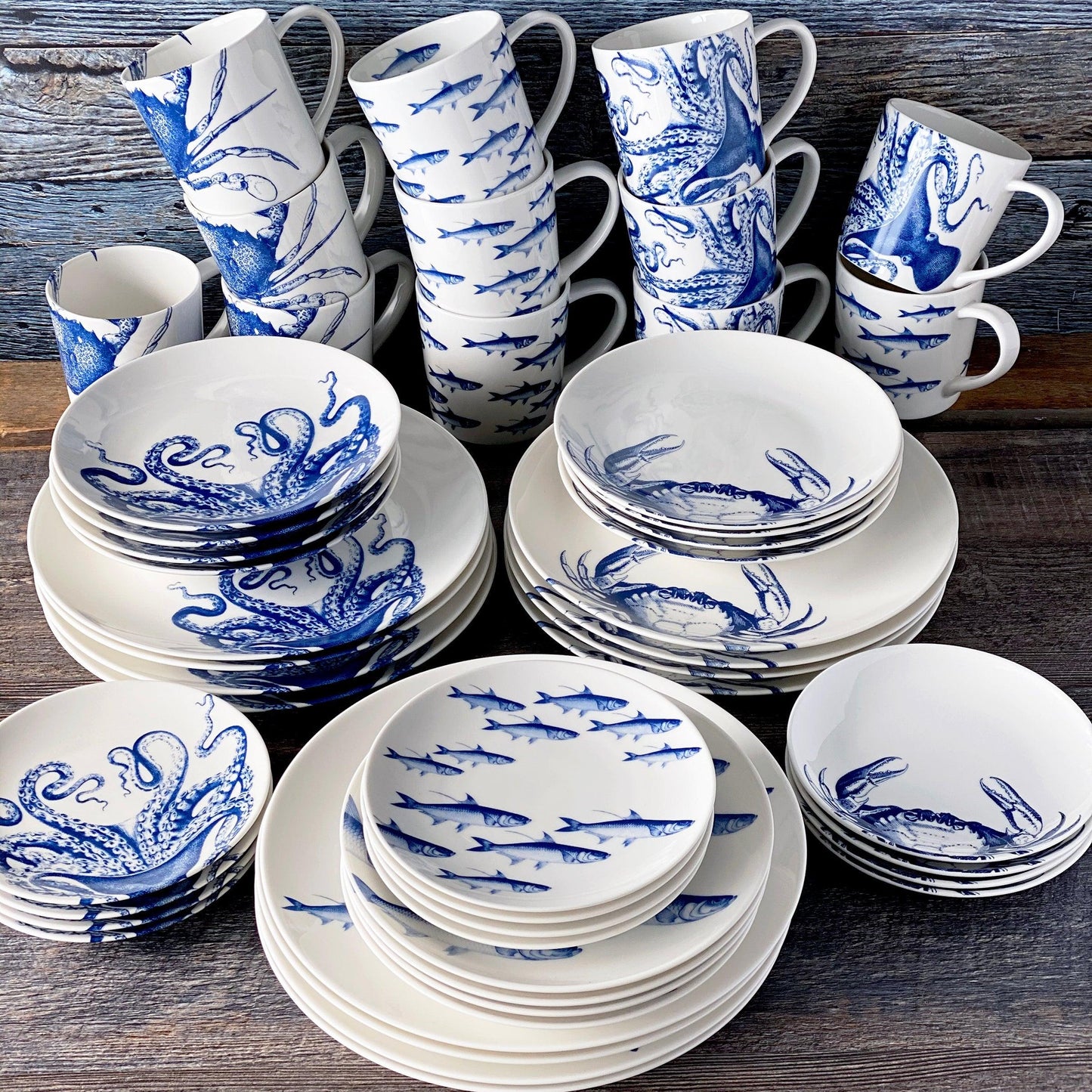  Coastal Collection 48 Pc. Set