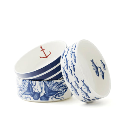  Beach Towel Stripe Medium Pet Bowl