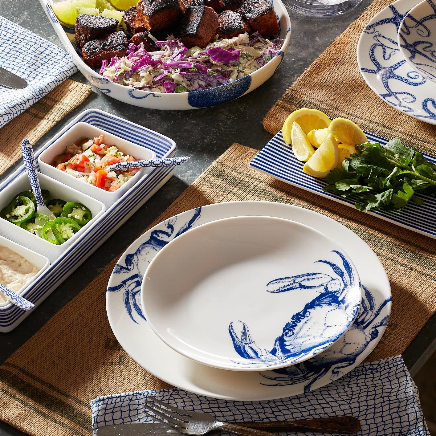  Crab Coupe Dinner Plate