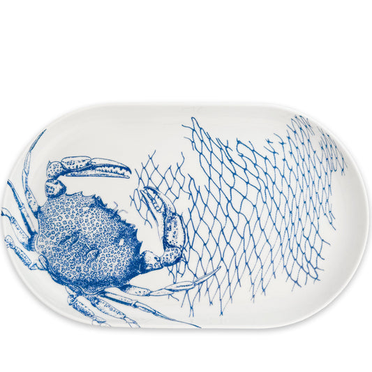  Crab Large Coupe Oval Platter