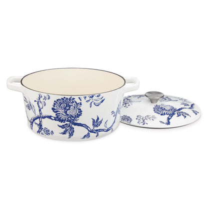  Caskata X Cuisinart Limited Edition Arcadia Enameled Cast Iron 5 Qt. Round Casserole With Lid