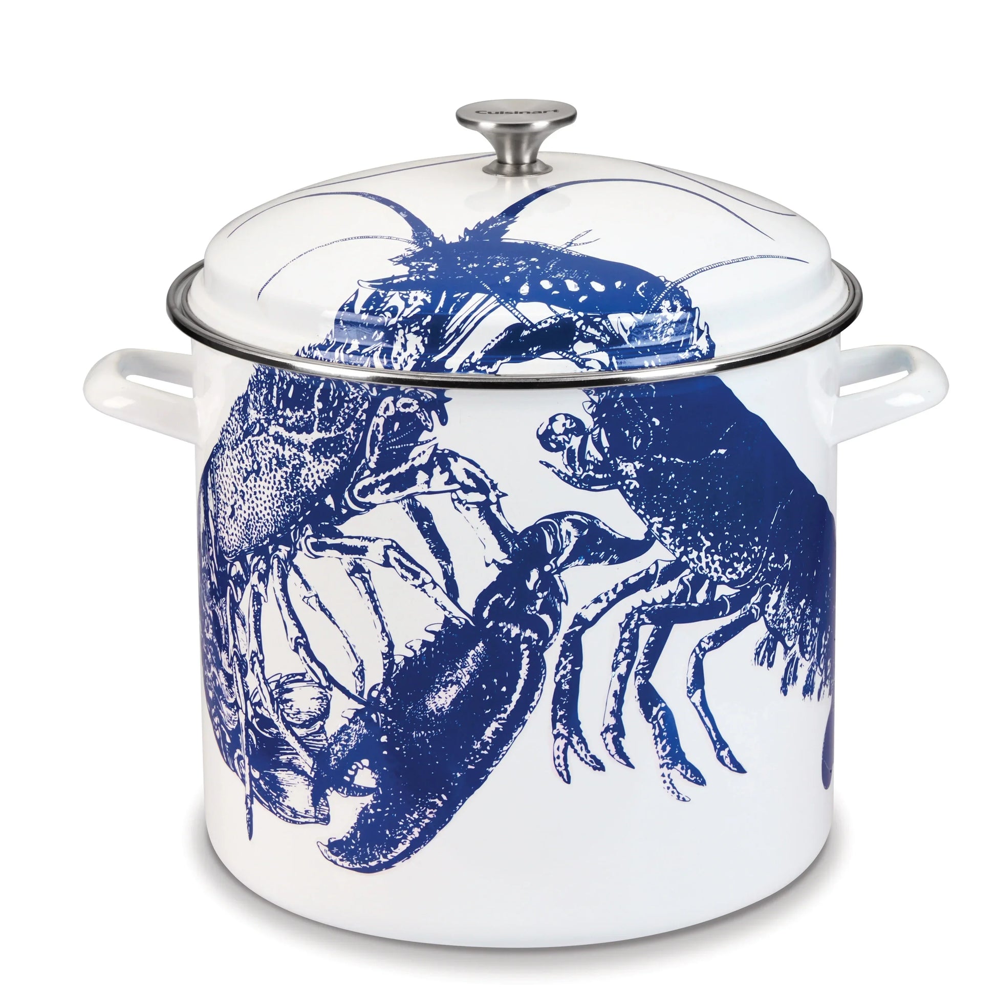  Caskata X Cuisinart Limited Edition Lobster 16 Qt. Enamel On Steel Stockpot