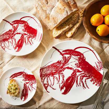  Lobster Red Small Plates