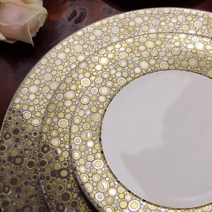  Ellington Shimmer Gold & Platinum Salad Plate