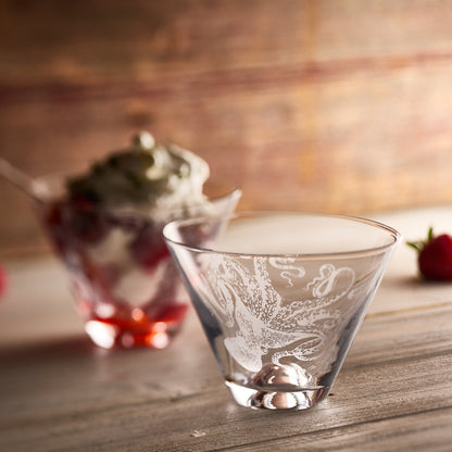  Lucy Stemless Martini Glasses