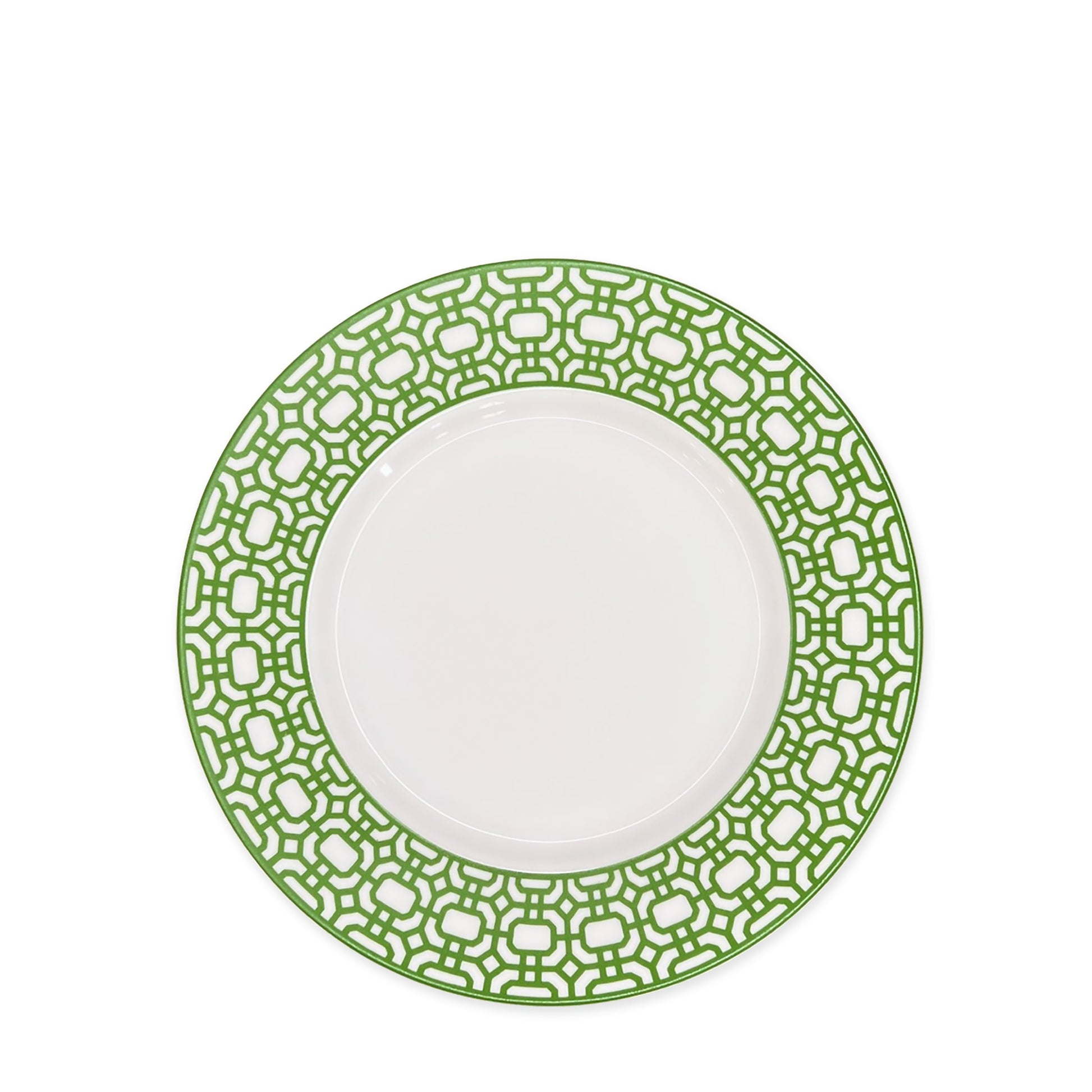  Newport Garden Gate Verde Rimmed Salad Plate