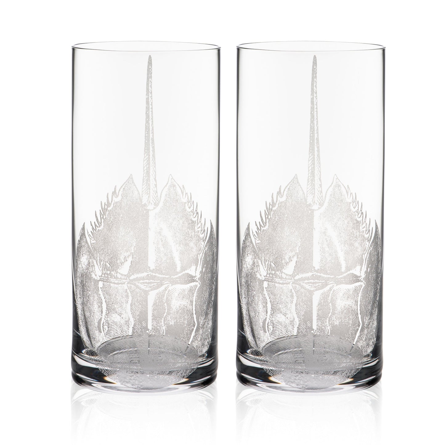  Horseshoe Crab Highball Glasses