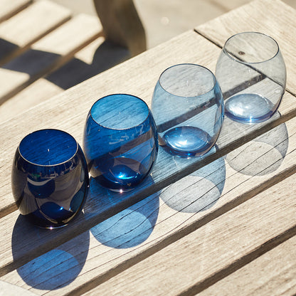  Les Nuages Blue Ombré Glasses Set Of 4
