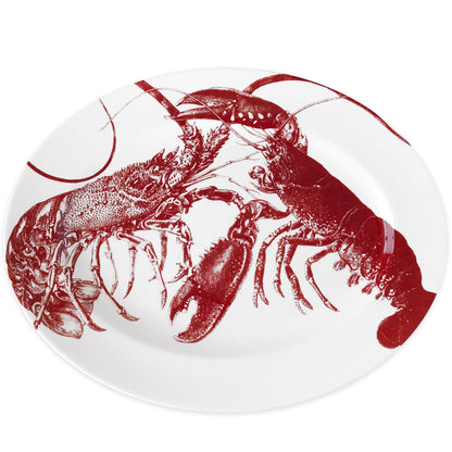  Lobster Oval Rimmed Platter