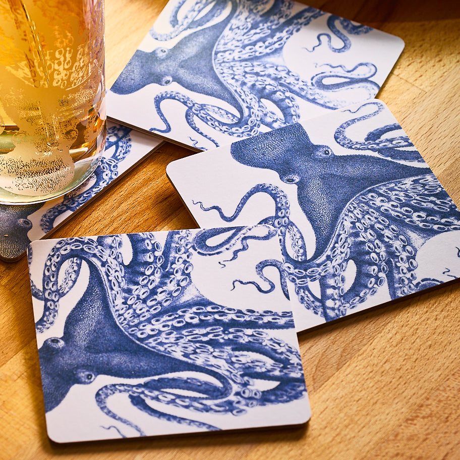  Lucy Birchwood Coasters, Set Of 4