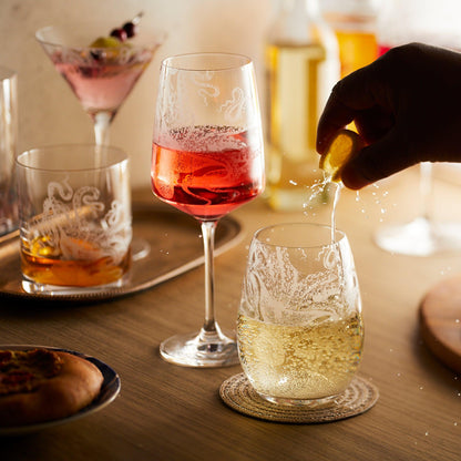  Lucy White Wine Glasses