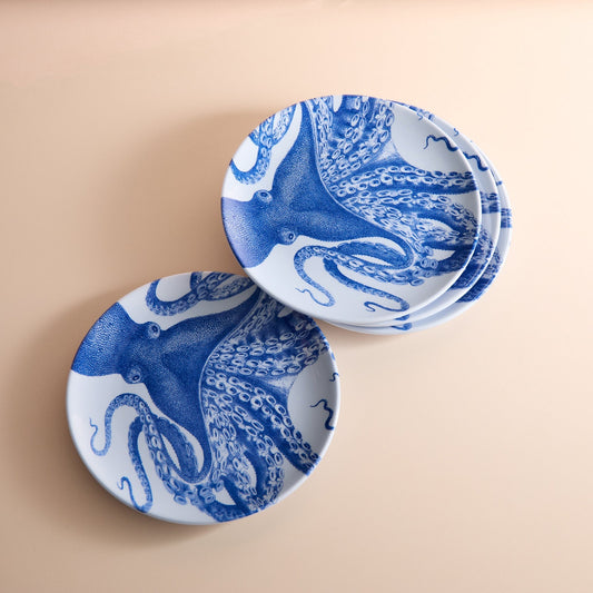  Lucy Melamine Salad Plates, Set Of 4