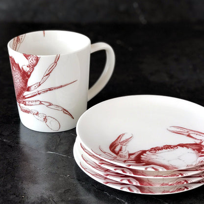  Crab Red Small Plates