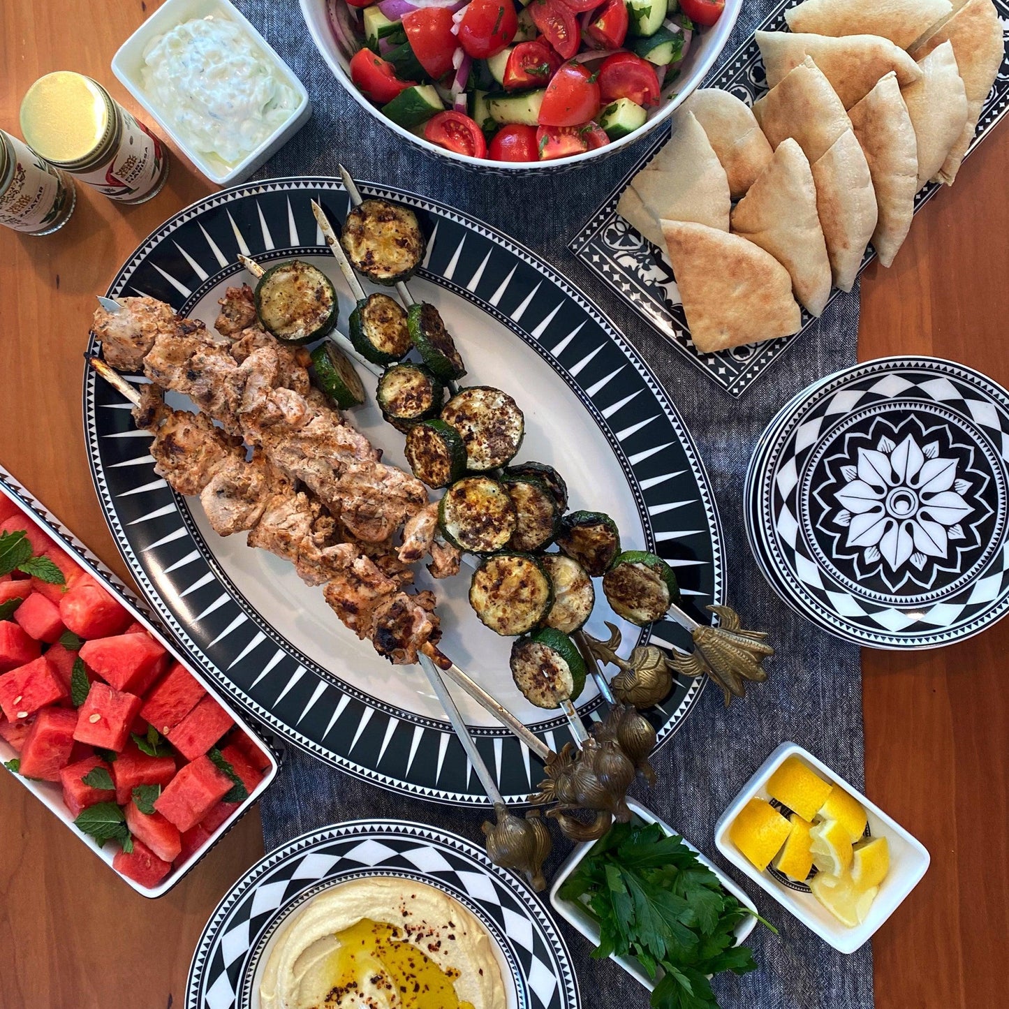  Casablanca Nested Appetizer Tray Set