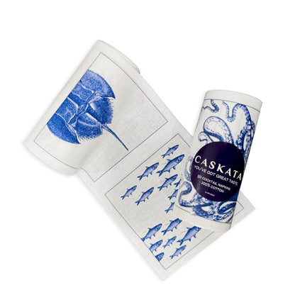  Coastal Cocktail Napkin Roll
