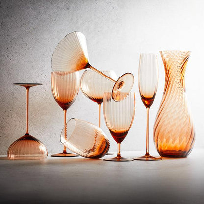  Quinn Amber White Wine Glasses