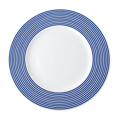  Newport Stripe Rimmed Dinner Plate