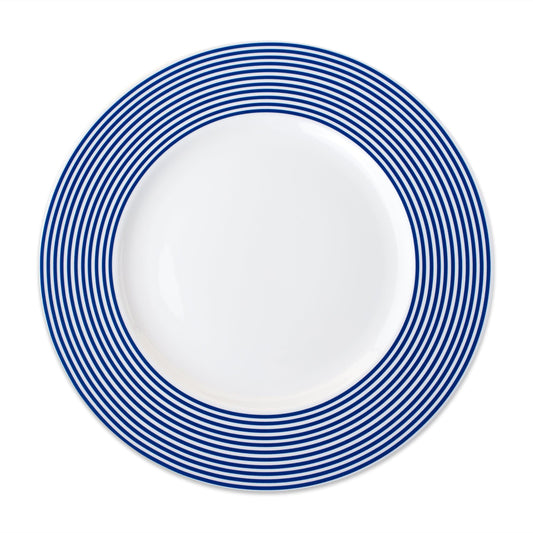  Newport Stripe Rimmed Dinner Plate
