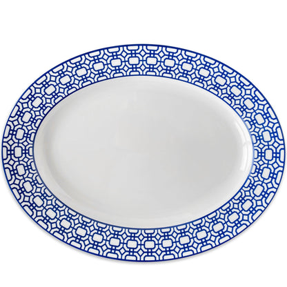  Newport Garden Gate Oval Rimmed Platter