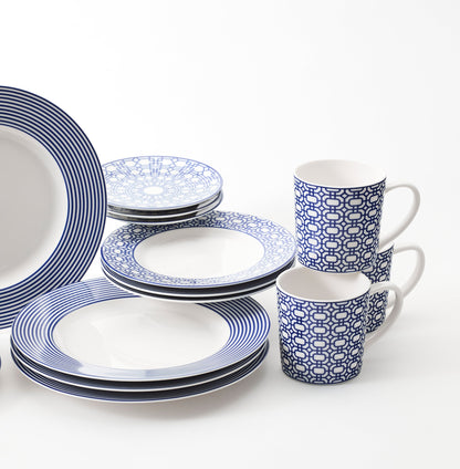  Newport Stripe Table For 4