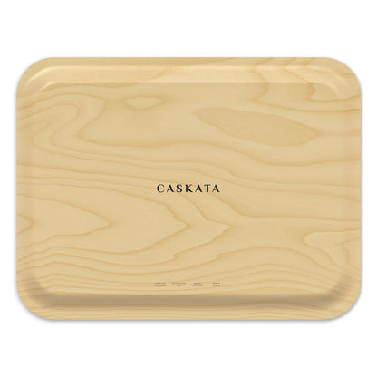  Party Fish Large Rectangular Birchwood Tray