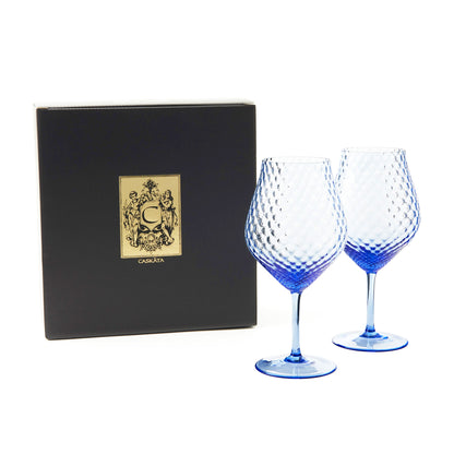  Phoebe Cobalt Universal Wine Glasses