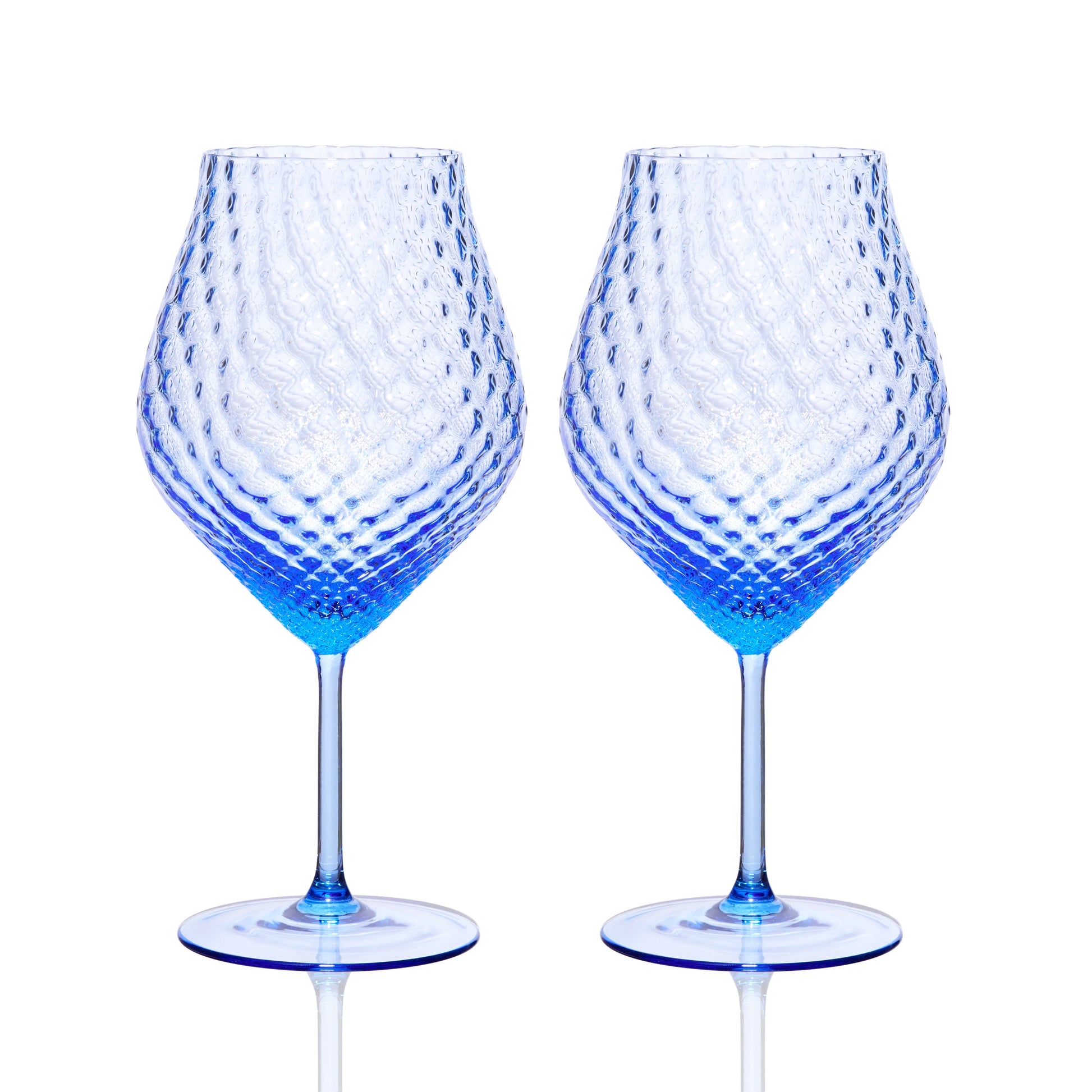  Phoebe Cobalt Universal Wine Glasses