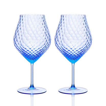  Phoebe Cobalt Universal Wine Glasses