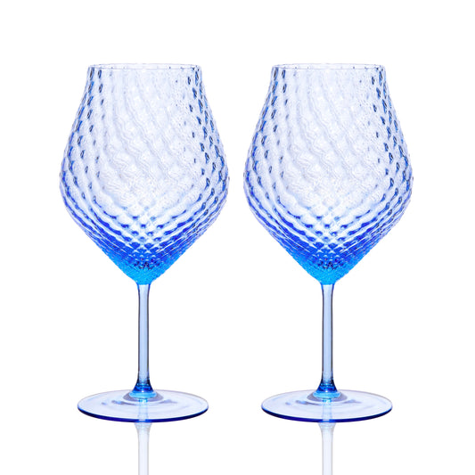  Phoebe Cobalt Universal Wine Glasses