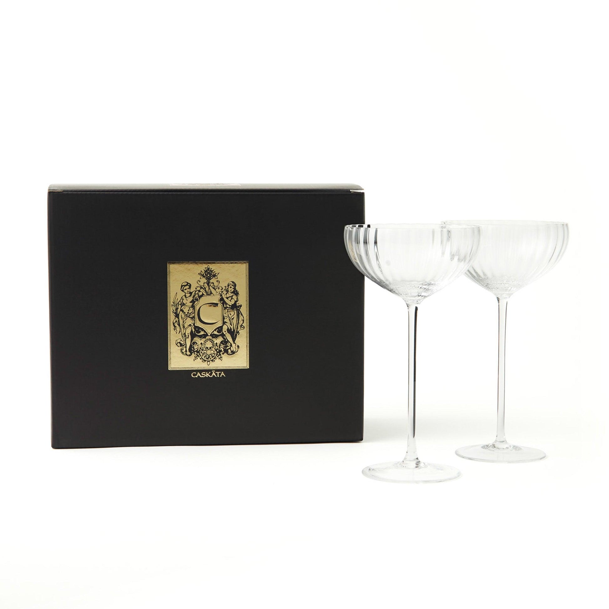  Quinn Clear Coupe Glasses