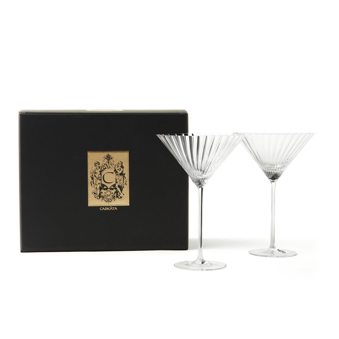  Quinn Clear Martini Glasses