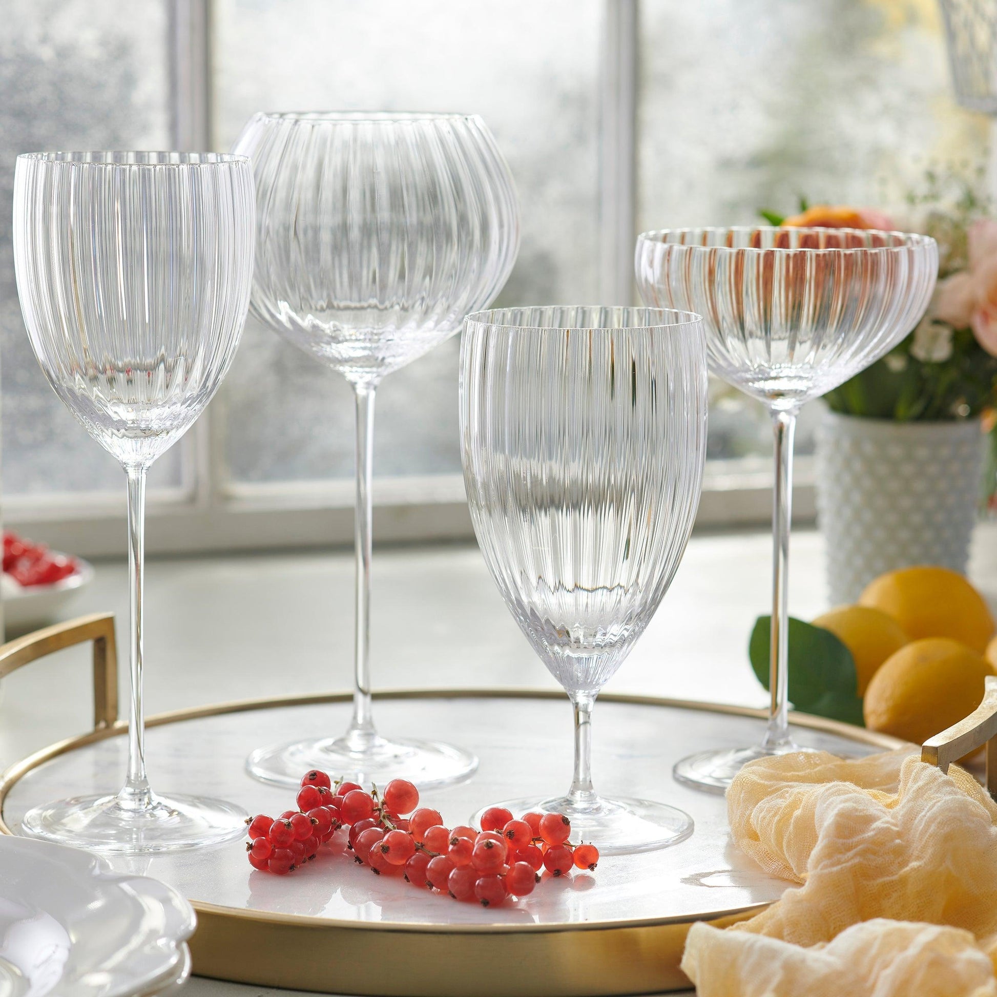  Quinn Clear Coupe Glasses