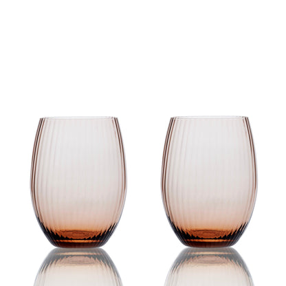  Quinn Amber Tumblers