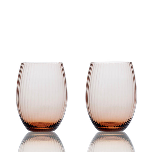  Quinn Amber Tumblers