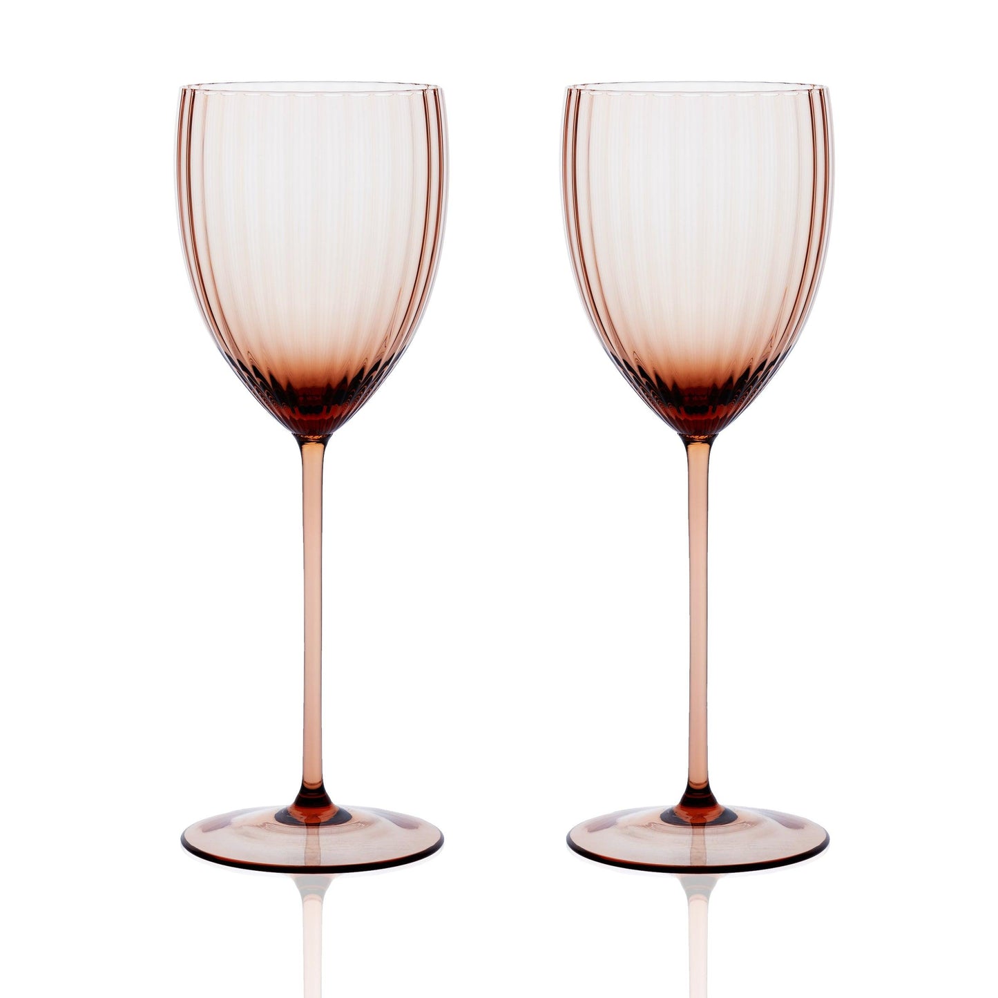  Quinn Amber White Wine Glasses