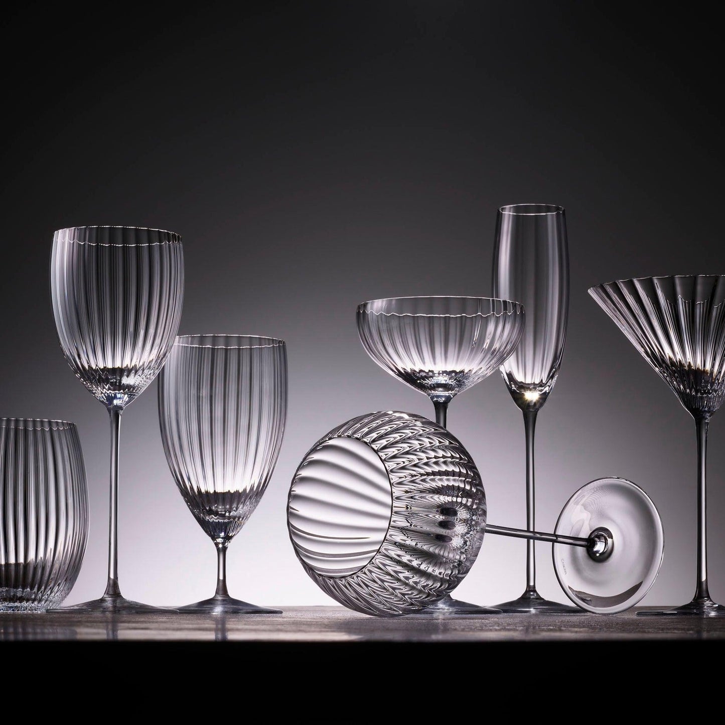  Quinn Clear Coupe Glasses