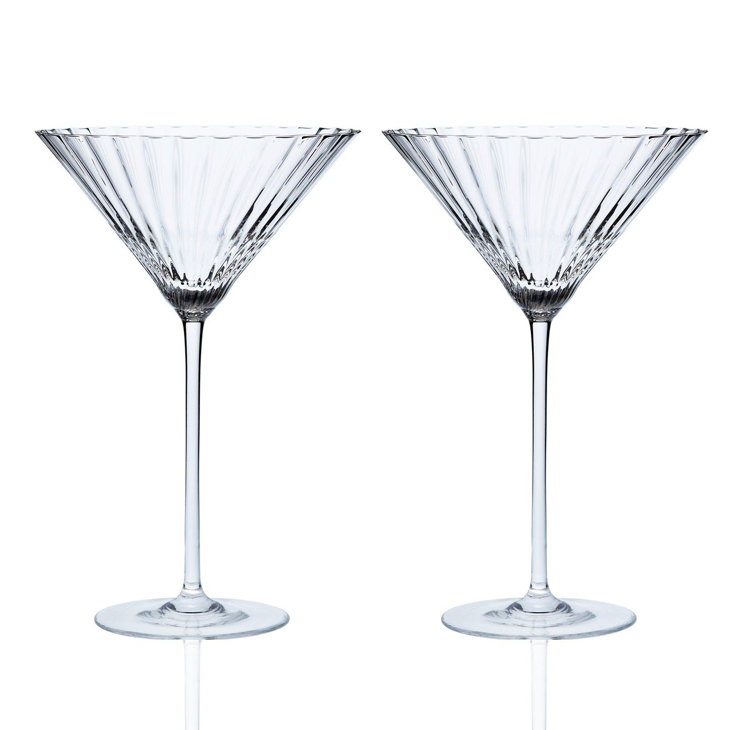  Quinn Clear Martini Glasses