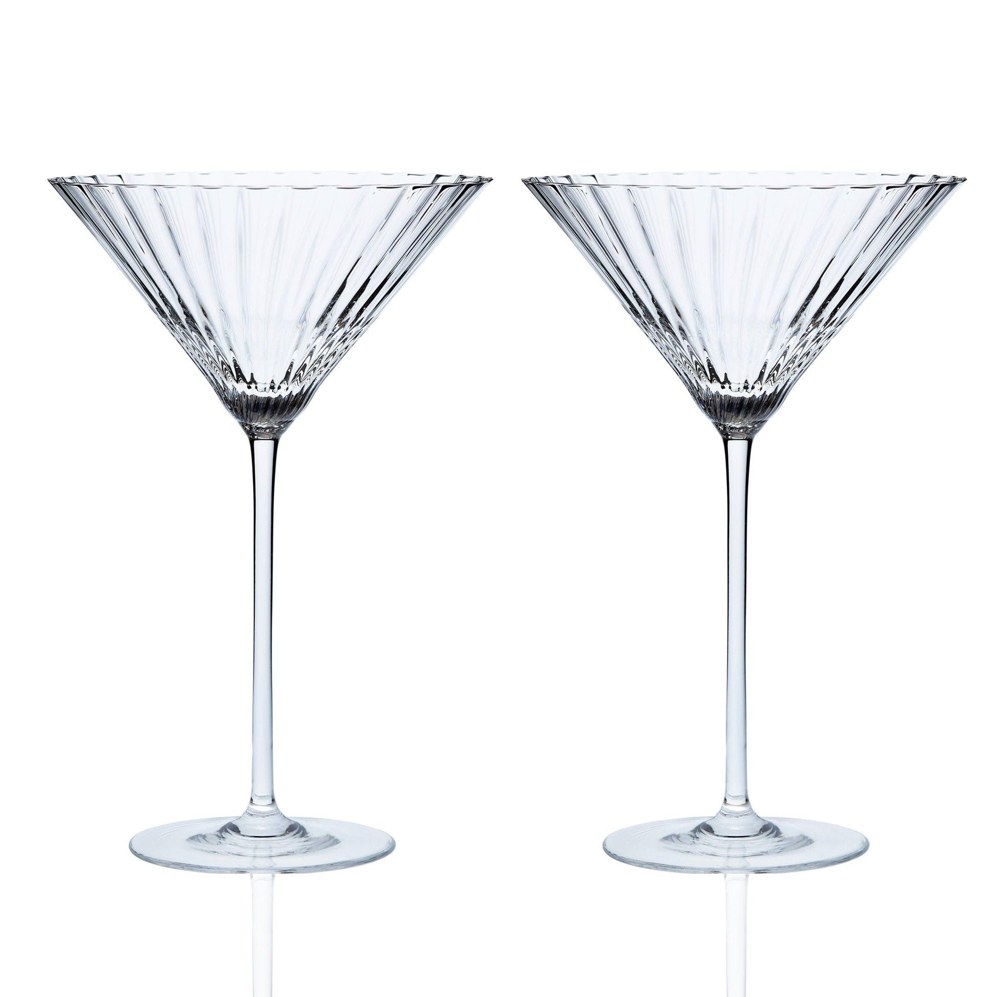 Quinn Clear Martini Glasses