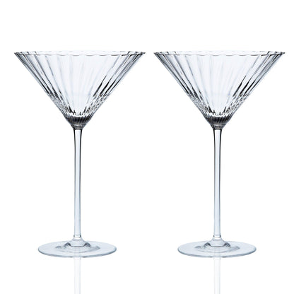  Quinn Clear Martini Glasses