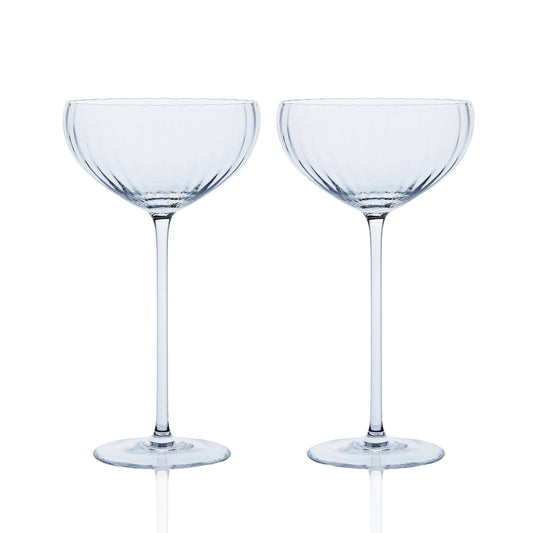  Quinn Clear Coupe Glasses