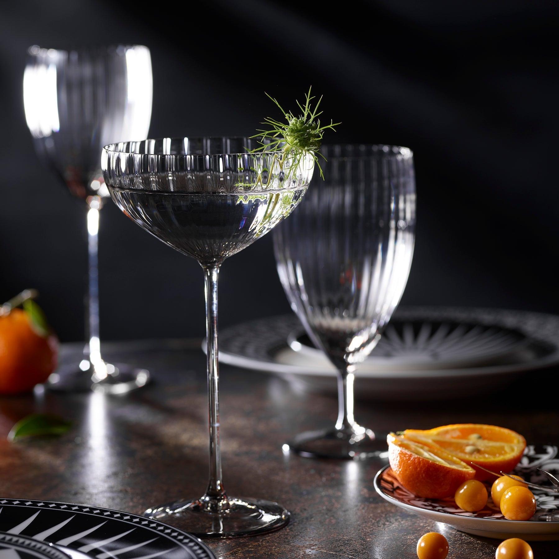  Quinn Clear Coupe Glasses