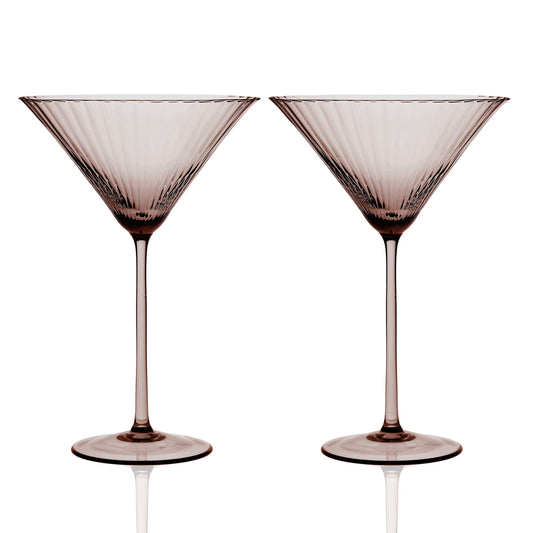  Quinn Mocha Martini Glasses