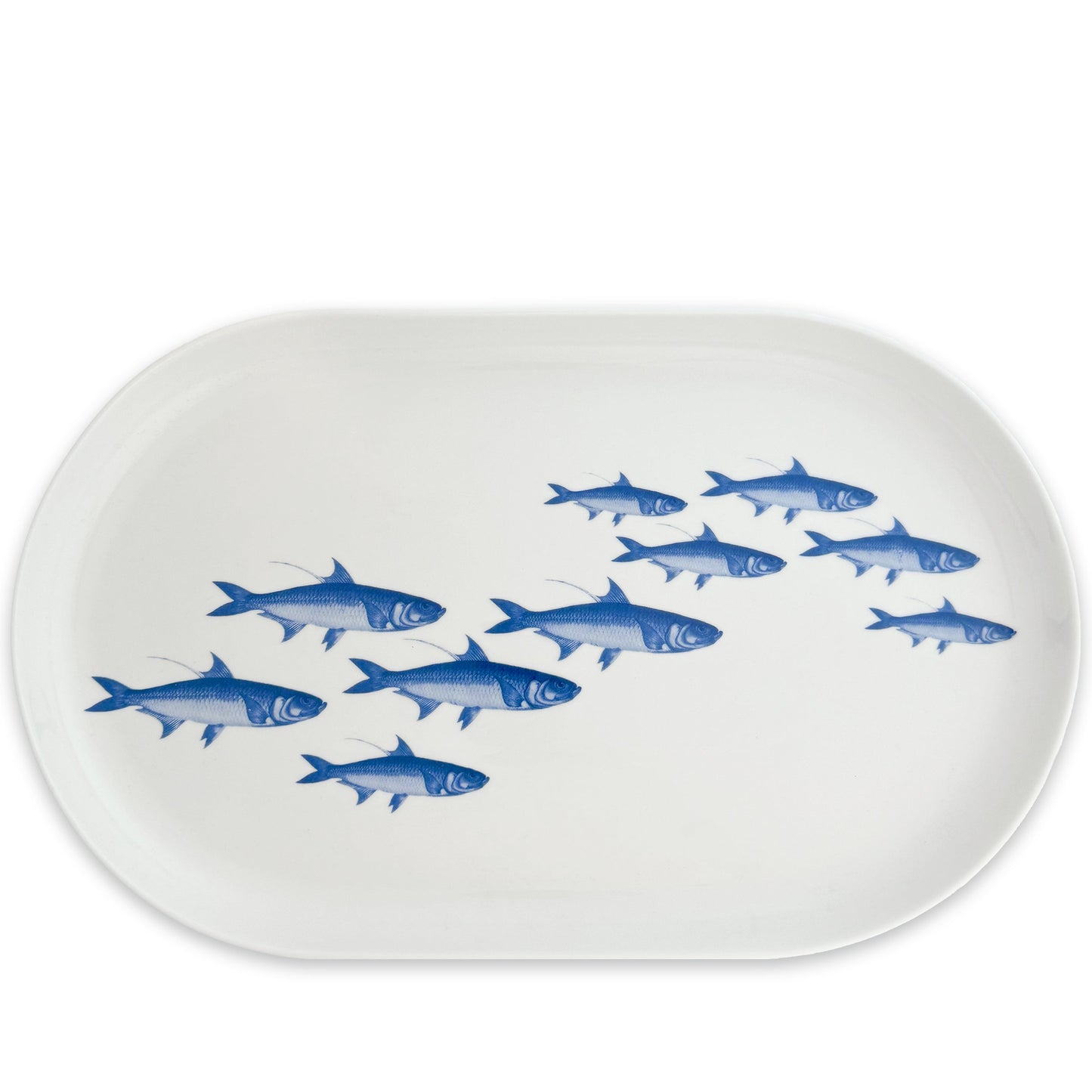  School Of Fish Large Coupe Oval Platter
